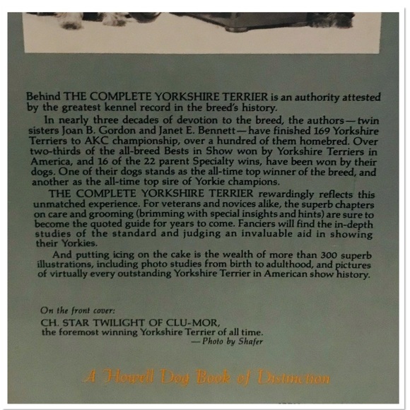 Yorkshire Terrier Vintage Book & teacup - Picture 5 of 13